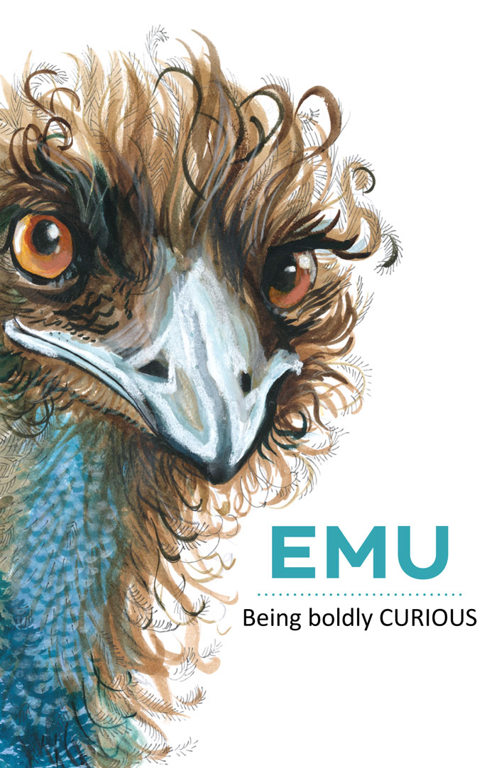 Emu illustration from Negotiate Your Worth.
