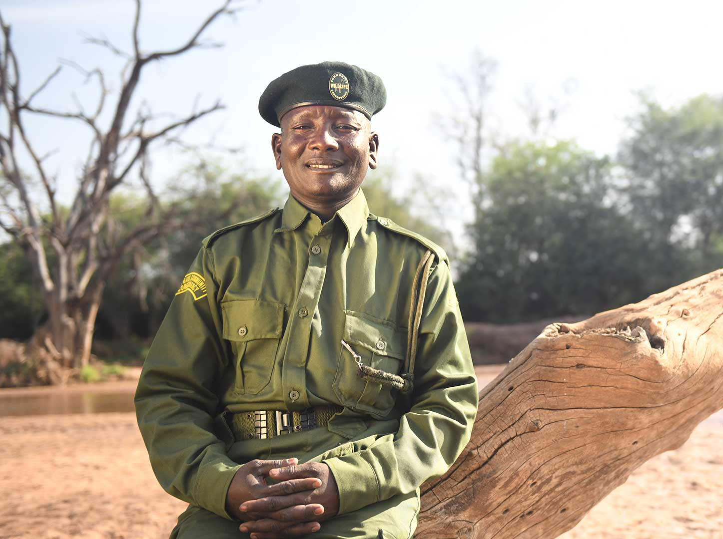 Geoffrey Lokorukoru (pictured), a ranger of the Northern Rangelands Trust.