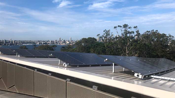 Solar installation at the Taronga Institute of Science and Learning