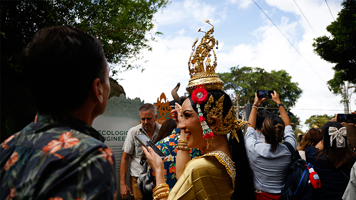 Thai Ceremony to wish Elephants luck on their new journey