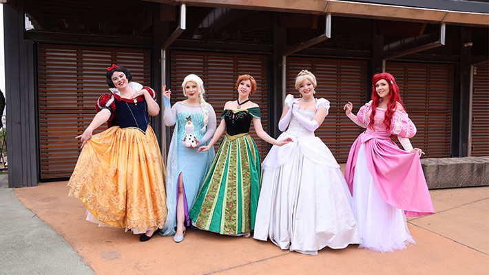 Disney princesses ready to welcome visitors 
