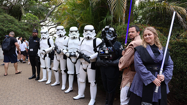 Star Wars villains at Taronga Zoo