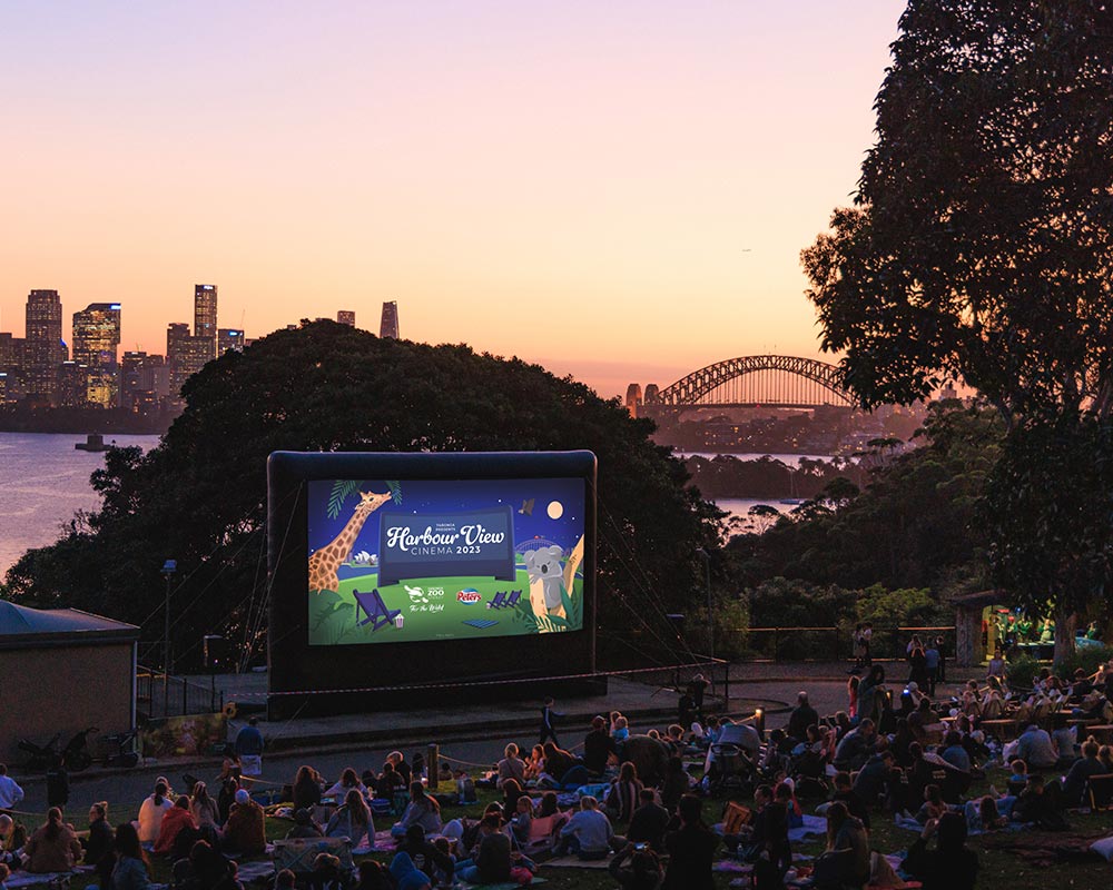 With a stunning view of Sydney Harbour 