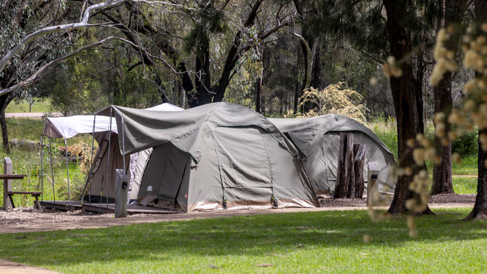 Billabong camp tents