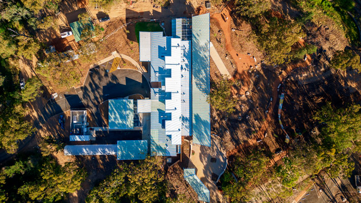 Wildlife Hospital from above