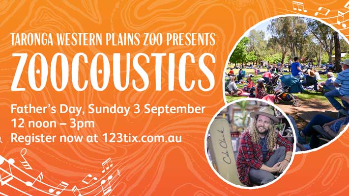 Zoocoustics free music event at Taronga Western Plains Zoo