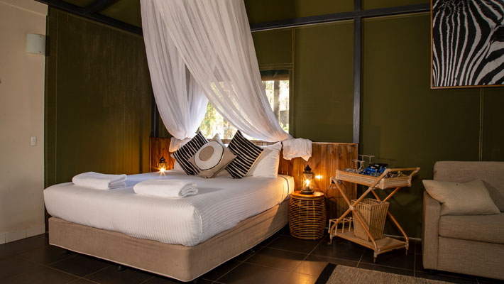 Interior Bushland View Lodge, refurbished in late 2019