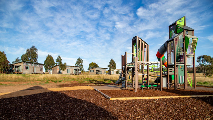 Savannah Cabins playground, Taronga Western Plains Zoo