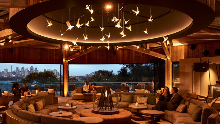 N'gurra Lounge at the Wildlife Retreat at Taronga.