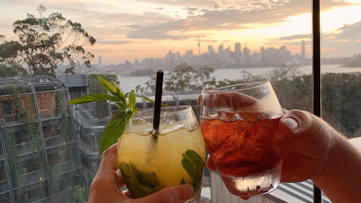 Welcome cocktails on arrival.