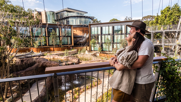 The Wildlife Retreat is an elegant eco-retreat nestled within Taronga Zoo, Sydney.
