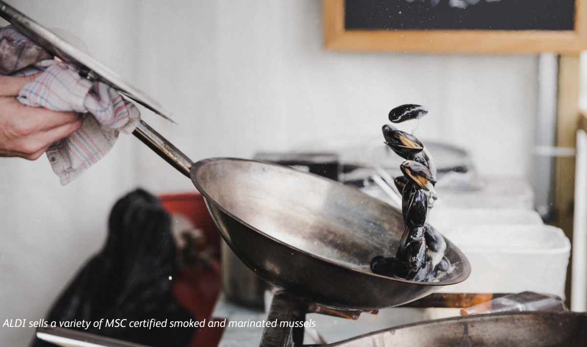 MSC certified mussels