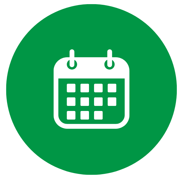 Calendar icon green