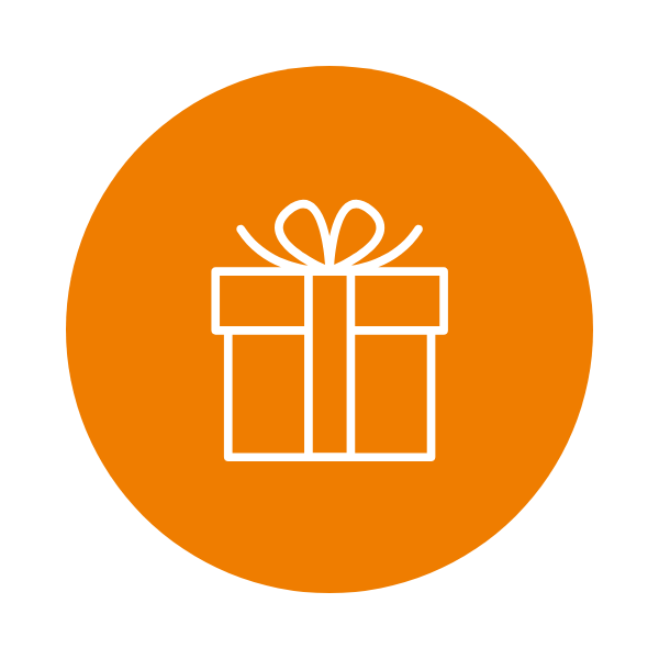 Orange Gift box