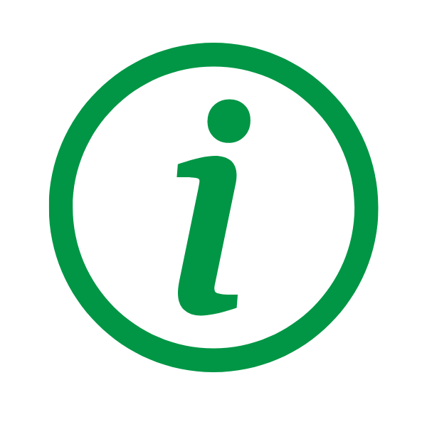 Info icon green