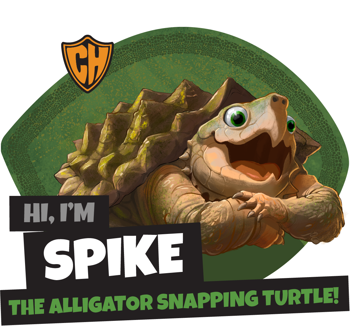 SPIKE THE ALLIGATOR SNAPPING TURTLE 
